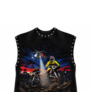 Custom Graphic Printed Tank <b>Top</b> 100% Cotton Jersey Vintage Style Sleeveless Unisex Summer Wear OEM Wholesale Fashion <b>Chains</b> - Product Image 6