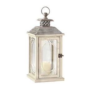 Portavelas de Madera Rústico con Ventanas de Vidrio Transparente y Asa de Cuerda, Decoración para Bodas y Hogar - Product Image 6