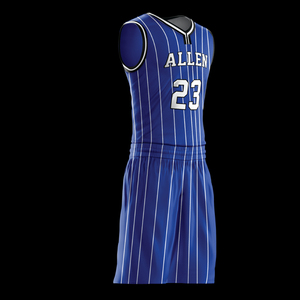 Uniformes de Baloncesto Personalizables al por Mayor para Hombre, Impresión por Transferencia de Calor, 100% Poliéster, Absorbente de Humedad, Antibacteriano, Verano - Product Image 3