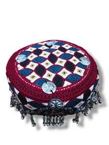 Nuevo Diseño, Gorro Étnico Vintage para Fiestas, Gorro Tribal Informal para Mujer, Gorro Afgano para Adultos, Poliéster/Algodón - Product Image 2