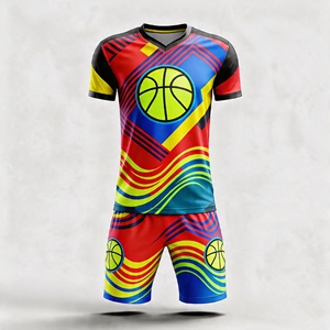 Ensemble de vêtements d'entraînement de basketball : débardeur et short en tissu respirant, personnalisable avec impression d'identité et de logo - Product Image 3