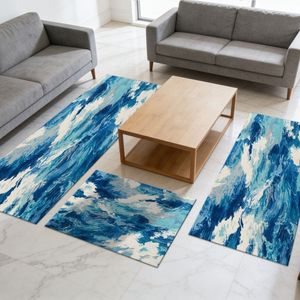 Set di 3 Tappeti da Cucina per Ingressi, Corridoi e Bagni - Tappeti e Set - Product Image 3