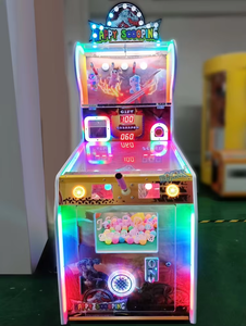 เครื่องเกมแลกตั๋วแฮปปี้สกูปปิ้งสำหรับผู้เล่น 1 คน |   ตู้เกมหยอดเหรียญแบบหมุนได้ 150W 110V/220V พร้อมของรางวัล - Product Image 6