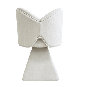 Swivel Accent Vanity Chair with Butterfly Back for <b>Dining</b> Bedroom or Living Room Makeup <b>Stool</b> for Dressing Table - Product Image 3