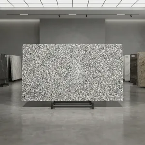 Exclusive P White Granite Slab Luxury White Granite <b>Stone</b> With Smooth Texture For Modern Architectural And Building Applications - Product Image 1