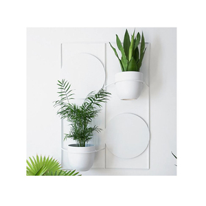 Macetero Colgante Metálico Moderno, Soporte Negro para Plantas de Interior y Exterior, Soporte para Macetas de Flores, para Suculentas y Hierbas - Product Image 6