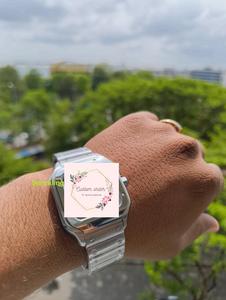 Montre-Bracelet de Luxe à Quartz en Acier Inoxydable pour Homme, Tendance, Quotidienne, Affaires, Décontractée, Lumineuse avec Calendrier, Cadeau Idéal pour Lui - Product Image 3