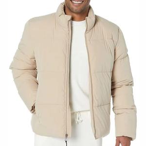 Chaqueta de invierno para hombre de alta calidad, cómoda y para exteriores, de poliéster, acolchada, de color sólido y personalizable. - Product Image 2