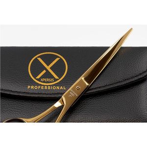 กรรไกรตัดผม XPERSIS PRO 7 นิ้ว สีทอง ผลิตในเยอรมนี คมกริบ น้ำหนักเบา พร้อมที่พักนิ้ว - Product Image 3