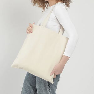 Bolso Tote de Hombro Tejido de Algodón Orgánico Personalizado para Mujer con Lazos y Cinturones para Accesorios para el Cabello - Product Image 5