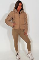 Veste d'hiver matelassée personnalisée pour femme – Vêtement d'extérieur décontracté haut de gamme pour femme avec fermeture éclair coupe-vent et poches latérales – Vestes pour femme