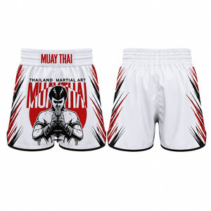 Pantalones Cortos de Muay Thai para Mujer, Más Vendidos, Suaves, OEM, al por Mayor, de Secado Rápido, Transpirables, Ropa de Gimnasio, Pantalones Cortos de Kick Boxing y Muay Thai para Mujer - Product Image 1