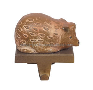 High Decor Impex Embroidered <b>Christmas</b> <b>Stocking</b> Holder Metal Eco-Friendly Customizable Personalized Complete Display Hanger - Product Image 6