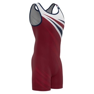 Singletes de Lucha Libre de Alta Calidad con Logotipo Personalizado, Hechos en Fábrica, Ropa Deportiva, Traje de Lucha Libre, Cómodo, de Una Pieza, Sublimado - Product Image 4