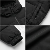 Vente en gros de doudounes en duvet de canard blanc 90% pour homme et femme, veste d'extérieur, design personnalisé, poches, doublure en satin, doudoune pour homme