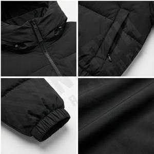 Chaqueta de Plumón de Pato Blanco 90% al por Mayor, Chaqueta de Invierno con Diseño Personalizado, Chaqueta Acolchada con Forro de Satén y Bolsillos para Hombre y Mujer - Product Image 4