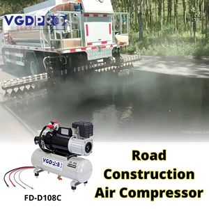 เครื่องอัดอากาศขนาดเล็กแบบใช้พลังงานแสงอาทิตย์ 12V ประสิทธิภาพสูง ใช้งานได้ยาวนาน ไม่ใช้น้ำมัน พร้อมถังขนาด 8 ลิตร แรงดันต่ำ ตัดการทำงานอัตโนมัติ - Product Image 3