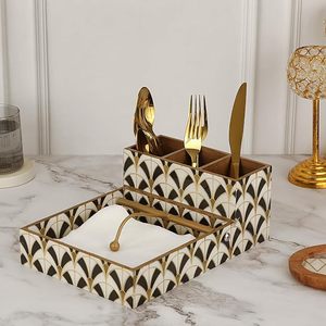 Porte-couverts décoratif en bois MDF émaillé avec poignée, design féminin, pour ustensiles de cuisine - Product Image 2