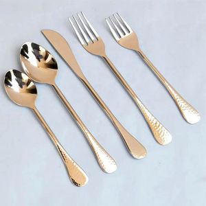 Ensemble de couverts contemporains en acier inoxydable pour restaurant, hôtel, cuisine, table à manger à domicile - Product Image 1