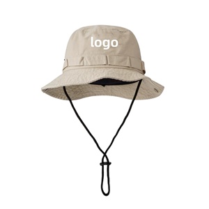 Sombrero de Pescador Ajustable con Logotipo Personalizado de Alta Calidad, Ligero, Transpirable, 100% Algodón, Unisex, para Viajes, Fiestas y Actividades al Aire Libre, con Ala Ancha, 2025 - Product Image 4