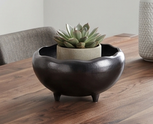 Cuencos Metálicos Hechos a Mano de Primera Calidad, Estilo Minimalista, Acabado Pulido, Centro de Mesa Decorativo para Exhibición en el Hogar o Regalos - Product Image 4