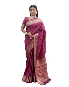 Nuevo Diseño de Deslumbrantes Saris de Seda Bandhej Patola con Bordes Kanchi y Bordes de Tejido Zari en Contraste, Muy Hermosos - Product Image 1