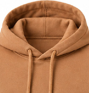 High-Quality 100% Cotton Winter Warm Fleece Hoodies Custom Men Thick Pullover Sweatshirts with Embroidery Kangaroo Pocket Hoodie - Product Image 2