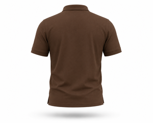 Camisa Polo Marrón Personalizada para Hombre |   Polo de Poliéster Premium con Logotipo Bordado |   Camisa de Uniforme Corporativo Transpirable de Secado Rápido - Product Image 3