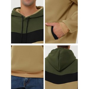 Sweat à capuche pour homme en molleton uni, vente en gros directe usine, personnalisable avec logo, chaud et décontracté - Product Image 6