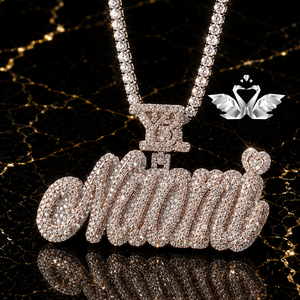 Premium <b>Iced</b> <b>Out</b> Miami Cuban Link <b>Chain</b> 925 Silver Moissanite Hip Hop Necklace for Men - Product Image 1
