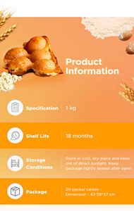 SIGNWIN Poudre de gaufres à bulles matcha sucré emballée dans un sac Mélanges à pâtisserie de qualité supérieure - Product Image 4