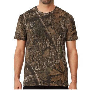 Camiseta Táctica de Camuflaje Digital para Hombre, 100% Algodón, Transpirable, Ecológica, para Senderismo, Caza y Camping, para Niños y Adultos - Product Image 4