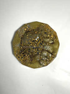 Bandeja Dorada Hecha a Mano, Elegante Bandeja de Resina, Decoración de Lujo para el Hogar, Bandeja de Servicio de Resina Epoxi Hecha a Mano con Madera de Mango, Tamaño Personalizable - Product Image 4