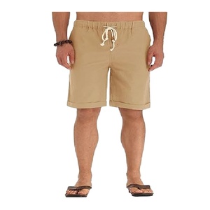 Bangladesh fabrication exportation meilleur prix hommes décontracté couleur unie court 100% coton respirant taille d'impulsion de l'usine - Product Image 1