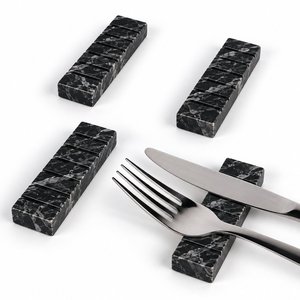 Cuchara de cocina de madera, reposacucharas de mármol blanco, cuchara de madera natural, utensilio de cocina, cuchara para servir, soporte para cucharas de mármol, accesorios de cocina - Product Image 4