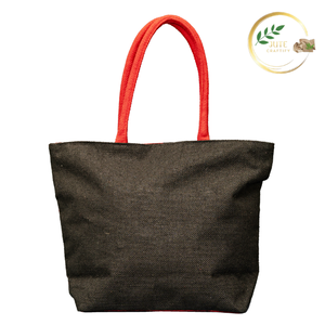 Sac à main en toile de jute design pour une mode éco-responsable et les sorties décontractées - Product Image 2