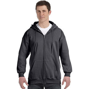 <b>Men</b>’s Zip Hoodie with Drawstring Soft <b>Fleece</b> <b>Hooded</b> Sweatshirt Relaxed Fit - Product Image 5