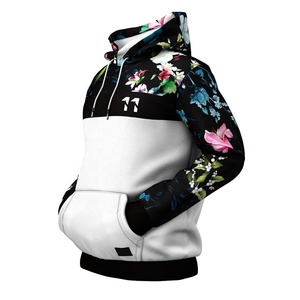 Sudadera con Capucha Personalizada para Hombre, de Poliéster/Algodón, con Bolsillo Canguro, Estilo Casual Otoñal, Color Liso, Estampado Digital - Product Image 3