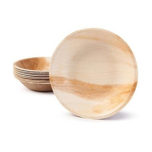 Platos de hoja de palma de 6 pulgadas de diámetro, redondos, ideales para galletas, tostadas y mini sándwiches, para uso en comidas y aperitivos, ¡los más vendidos! - Product Image 1