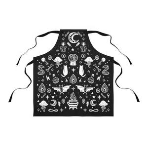 Nordic Retro Tiny Images Digital Printed Appropriate Cotton Gardening Coffee Shops <b>Kitchen</b> Pinafore For <b>Women</b> Cooking Restaurant - Product Image 6