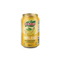 Bananen sap pulp 330ml blikje Lage minimale bestelhoeveelheid Gratis monster Natuurlijk gearomatiseerd 80% zuiverheid Fruit sap drank OEM drankje Vietnam ISO HALAL