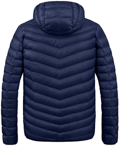 Mens Winter OEM Custom logo Packable Lightweight Sport Puffer Down Hooded Jacket Padded Insulated Coat Jacket - Product Image 2