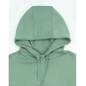 Men's Solid <b>Green</b> Crew Neck Pullover Sweatshirt Regular Fit Knitted Cotton Casual Autumn Wear - Product Image 2