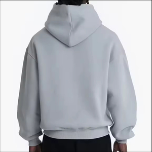 เสื้อฮู้ดดี้โอเวอร์ไซส์คุณภาพสูงสำหรับทุกเพศ ผลิตจากผ้าฝ้าย 100% เนื้อหนา ใส่สบาย เป็นมิตรต่อสิ่งแวดล้อม สไตล์สตรีทแวร์ เรียบง่าย สามารถสั่งทำได้ สำหรับผู้ชาย หรูหรา - Product Image 5