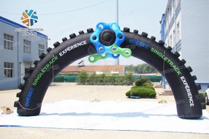 Fabriek Direct Aangepaste Opblaasbare Reclameboog Voor Evenementen Gigantische 4M Hoogte Doorlopende Opblaasbare Boogband - Product Image 2