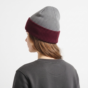 Gorro de Punto Acrílico Personalizado, Gorro Cálido de Invierno Unisex, Gorro de Punto Plegable al por Mayor - Product Image 3