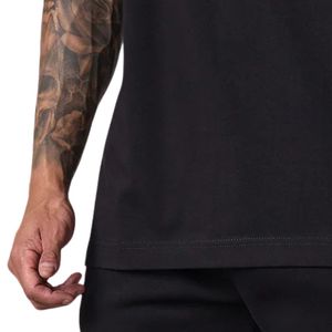 Débardeur Homme Noir Décontracté Sans Manches Coupe Musclée 100% Coton Respirant Séchage Rapide Athlétique Gym Entraînement Fitness Sportswear - Product Image 6