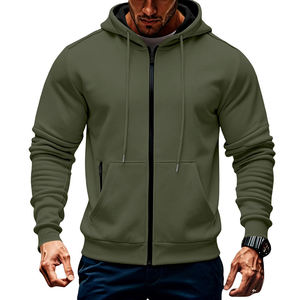 High Quality Custom Puff Print Fleece Hoodies Heavyweight Pullover Blank Hoodies Oversized 100% Cotton Hoodies for Mens - Product Image 2