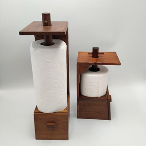 Portarrollos de Papel de Cocina Minimalista de Madera |   Soporte Moderno para Rollos de Cocina - Product Image 1