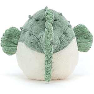 Peluche Poisson-Bouffant Vert 31cm-50cm Rembourrage en Coton PP Doux Unisexe pour Enfants de 2 à 4 Ans - Product Image 4